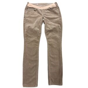 GAP 1969 Maternity Always Skinny Corduroy Pants Desert Wood Brown Size 28/6 31L